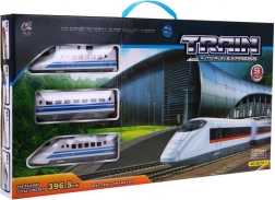 Didelis elektrinis geležinkelis su priedais vaikams 3+