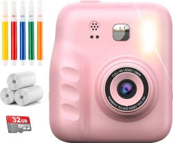 Children's Digital Instant Print Camera Renew Force Pink