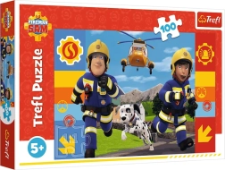 Puzzle 100 pieces – always helpful FIREMAN SAM TREFL