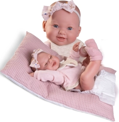 Realistiškas kūdikio lėlė su minkštintu viniliniu kūnu