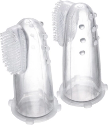 Silikoninis pirštinis kūdikių dantų šepetėlis su dėklu CANPOL BABIES