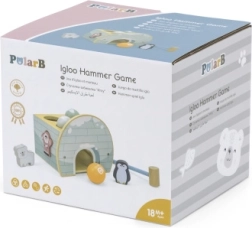 Viga PolarB Wooden Game Igloo with Hammer, Figures, and Sorter