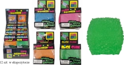 Squishy sensory anti-stress cube with bumps