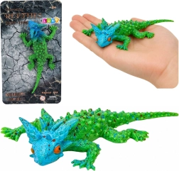 Guminė realistiška raguoto driežo figūrėlė 20 cm
