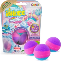 Inkee putojančios bombos Rainbow World 3x