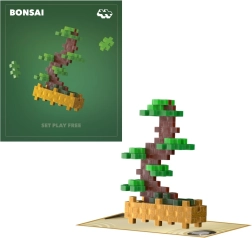 Plus-Plus gėlės žalia bonsai konstruktorius