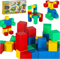 Magnetinės statybinės kaladėlės statybai – 32 dalys