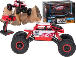 RC automobilis Rock Crawler 1:18 4WD 2,4 GHz – Raudona