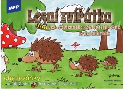 Spalvinimo knygelė Miško gyvūnai