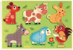 Wooden Puzzle In the Yard by Djeco