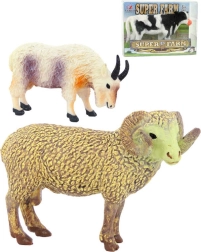Plastic farm animal figure 8 cm - 1 piece