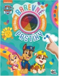Sąsiuvinis Spalvoti pirštukai PAW PATROL su pirštų dažais 23 × 30 cm