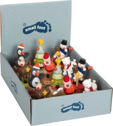Small foot Christmas and winter dancing wooden figurine