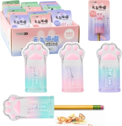 Kačiuko letenėlės formos drožtukas plonoms pieštukinėms kreidelėms