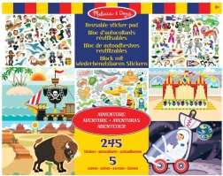 Melissa & Doug daugkartinio naudojimo lipdukai „Nuotykiai“