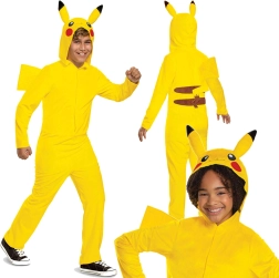 Vaikiškas kostiumas POKEMON Pikachu kigurumi 150–163 cm (14–16 m.)
