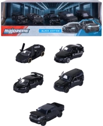 Dovanų rinkinys metalinių automobiliukų Black Edition 1:64 (5 vnt.)