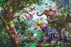 RAVENSBURGER Puzzle Tropical Dragons 4000 pieces
