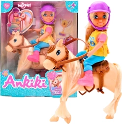 Woopie Royal set rider doll with horse
