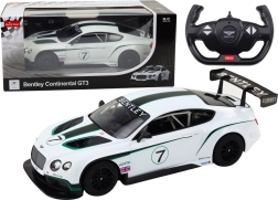 RC automobilis 1:14 BENTLEY Continental GT3 baltas