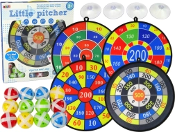 Vaikiškas smiginio rinkinys su taikiniais 36 cm ir lipniais kamuoliukais