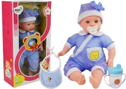 Baby Doll 45 cm in Blue Clothing