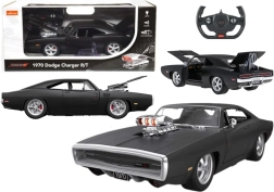 RC automobilis 1:16 DODGE Charger R/T su atidaromomis detalėmis – juodas
