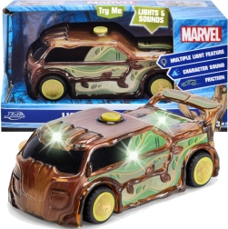 Marvel Light Hero Groot – mažas šviečiantis ir garsus automobiliukas