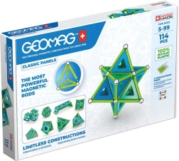 Magnetic construction set Classic Panels Recycled 114 pcs Geomag
