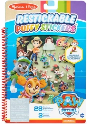 Pakartotinai klijuojami 3D lipdukai PAW PATROL – džiunglės, MELISSA & DOUG