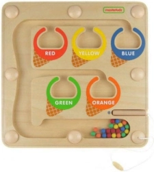 Magnetinis spalvų rūšiavimo labirintas MASTERKIDZ