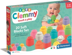 Minkštos Clemmy kaladėlės, rinkinys 20 vnt.
