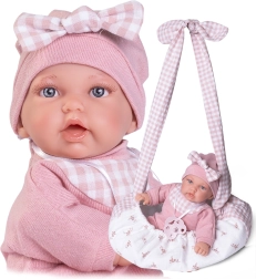 Realistinė lėlė Antonio Juan su minkštu audiniu kūnu 27 cm