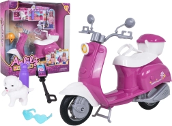 Doll scooter with accessories