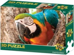 3D Puzzle Parrot, 100 Pieces