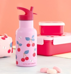 Nerūdijantis plieninis gertuvas su vyšnių motyvu 350 ml