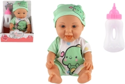Lėlė kūdikis su buteliuku 26 cm