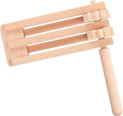 Dviguba medinė terkšlė Goki