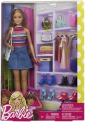 Lėlė Barbie su stilingais batais ir aksesuarais