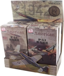 4D folding airplane – model kit for teens