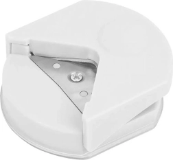 Kampų užapvalintojas laminuotiems dokumentams, baltas