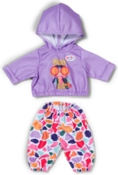 Baby born drabužiai su gobtuvu lėlėms 43 cm