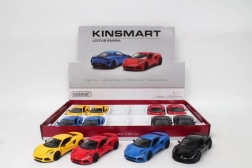 Lotus Emira metal die-cast car model 1:34 with pull-back drive and opening doors