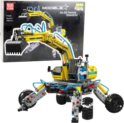 Construction Set Off-Road Excavator Mudking Movable 1392 pcs