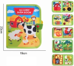 Farm Fabric Book for Toddlers