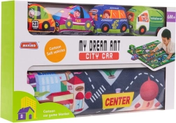 Soft Play Mat City with 4 Toy Cars