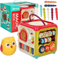 Interaktyvus mokomasis kubas 6-i-1 su pianinu ir „pagauk vabalėlį“ BIBI-INN