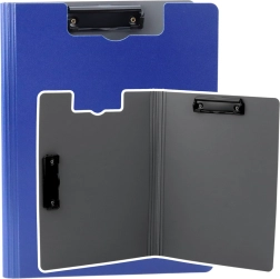 Rašymo planšetė su dviem spaustukais A4 mėlyna