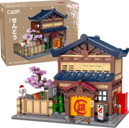 CaDA konstruktorius Japonų pirtis Sento su LED apšvietimu, 1249 detalių