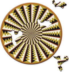 Round Puzzle CURIOSI Picoli Carousel 33 Pieces